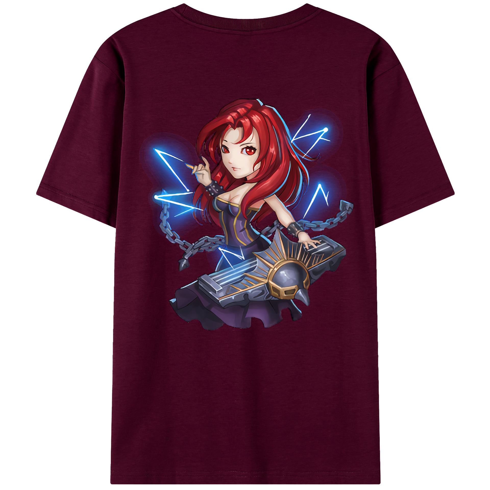 リーグ・オブ・レジェンド League of Legends LOL レディース半袖Tシャツ(バックプリント)